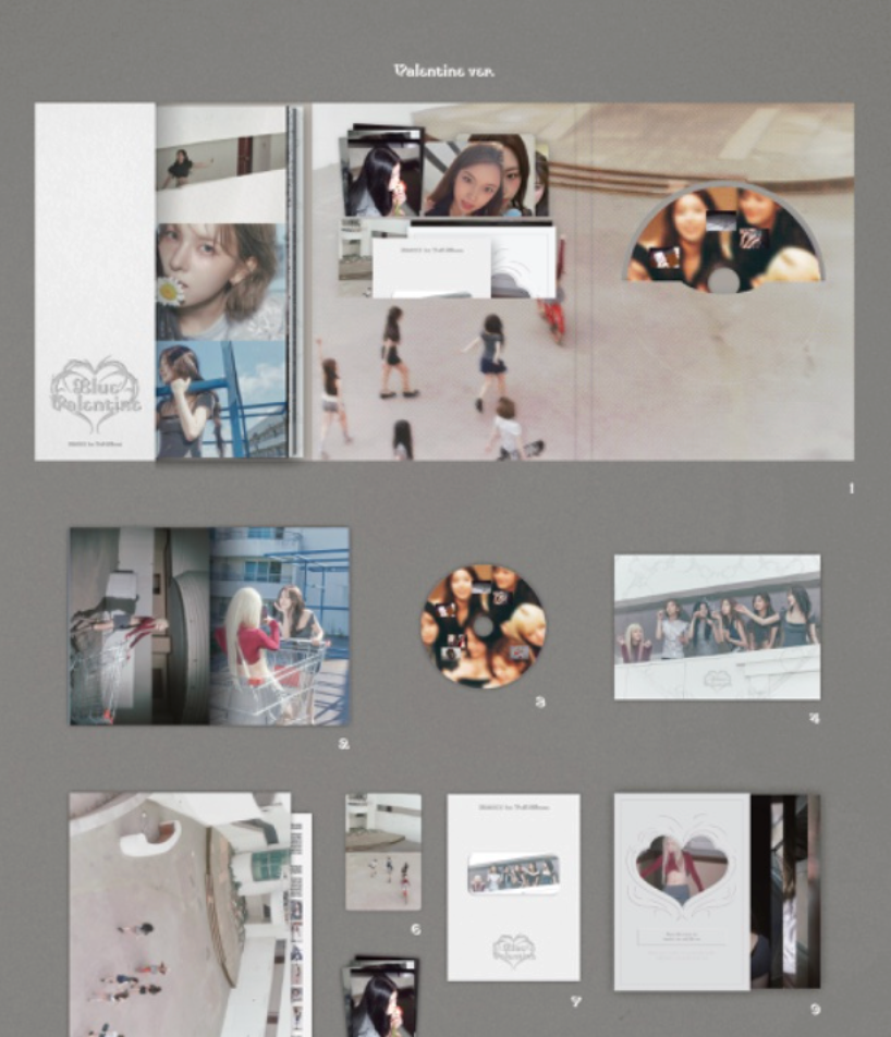 NMIXX - BLUE VALENTINE + Apple Music Photocard