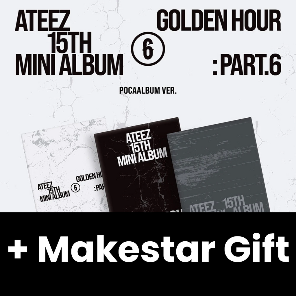 ATEEZ - GOLDEN HOUR : PART.6 (POCA ALBUM) + Makestar Gift