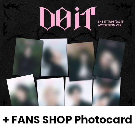STRAY KIDS - DO IT (ACCORDION VER.) + FANS SHOP Photocard