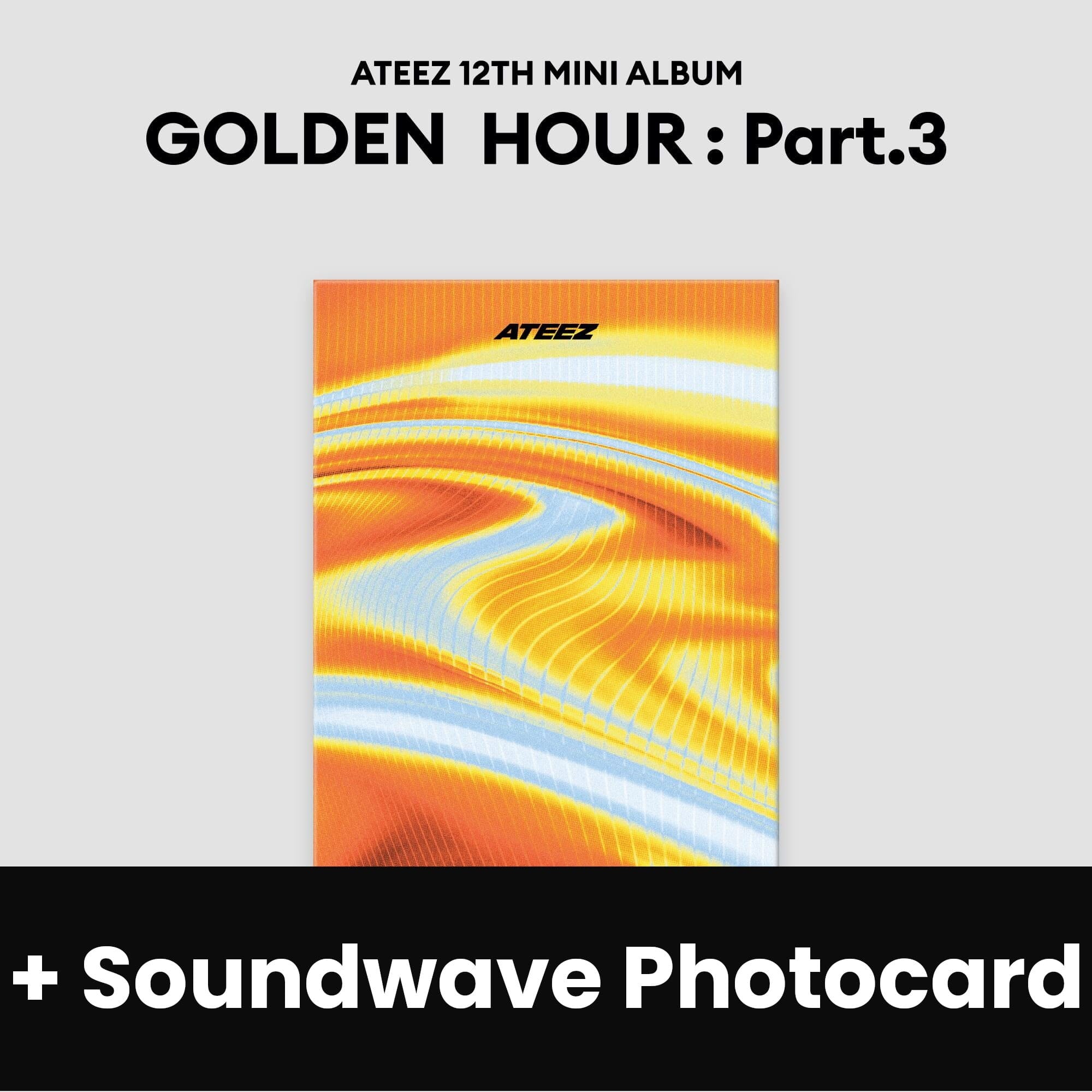 ATEEZ - GOLDEN HOUR : PART.3 (POCA ALBUM VER.) + Soundwave Photocard Nolae