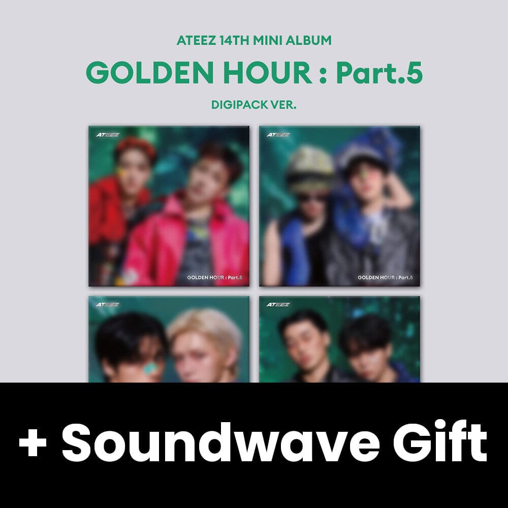 ATEEZ - GOLDEN HOUR : PART.5 (DIGIPACK UNIT VER.) + Soundwave Gift