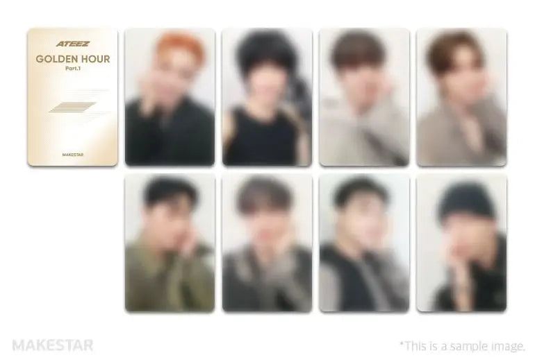 ATEEZ - MAKESTAR PHOTOCARD (GOLDEN HOUR : PART 1)