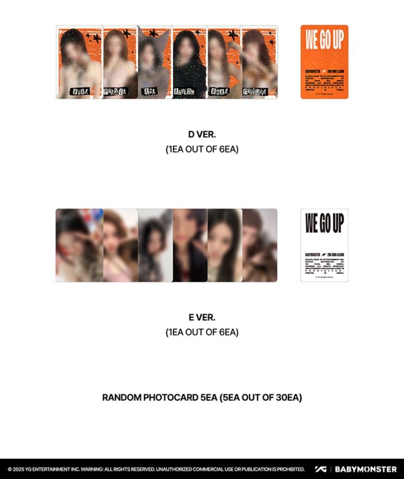 BABYMONSTER - TRADING PHOTOCARD (WE GO UP) Nolae