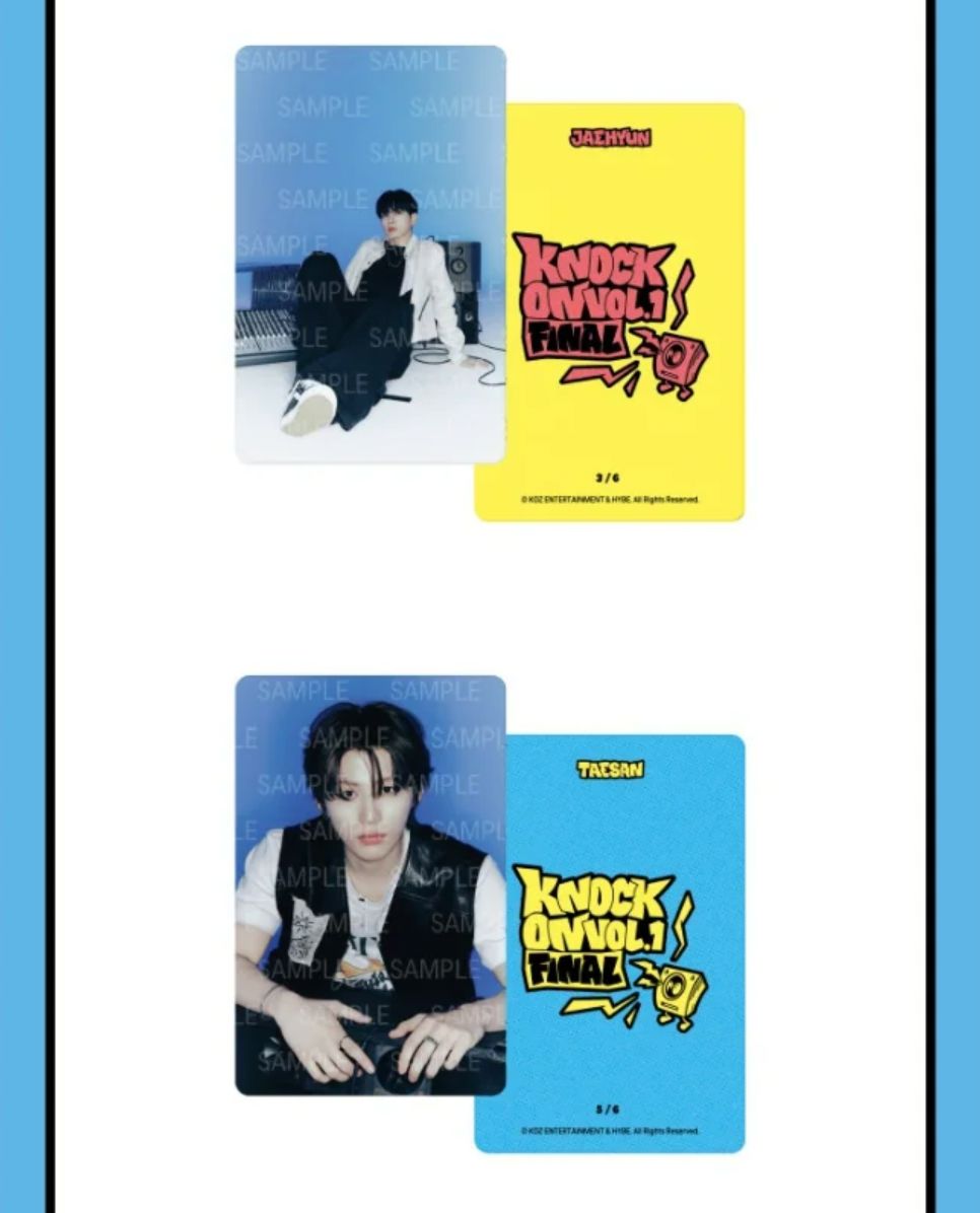 BOYNEXTDOOR - PHOTOCARD (KNOCK ON VOL.1 FINAL OFFICIAL MD) Nolae