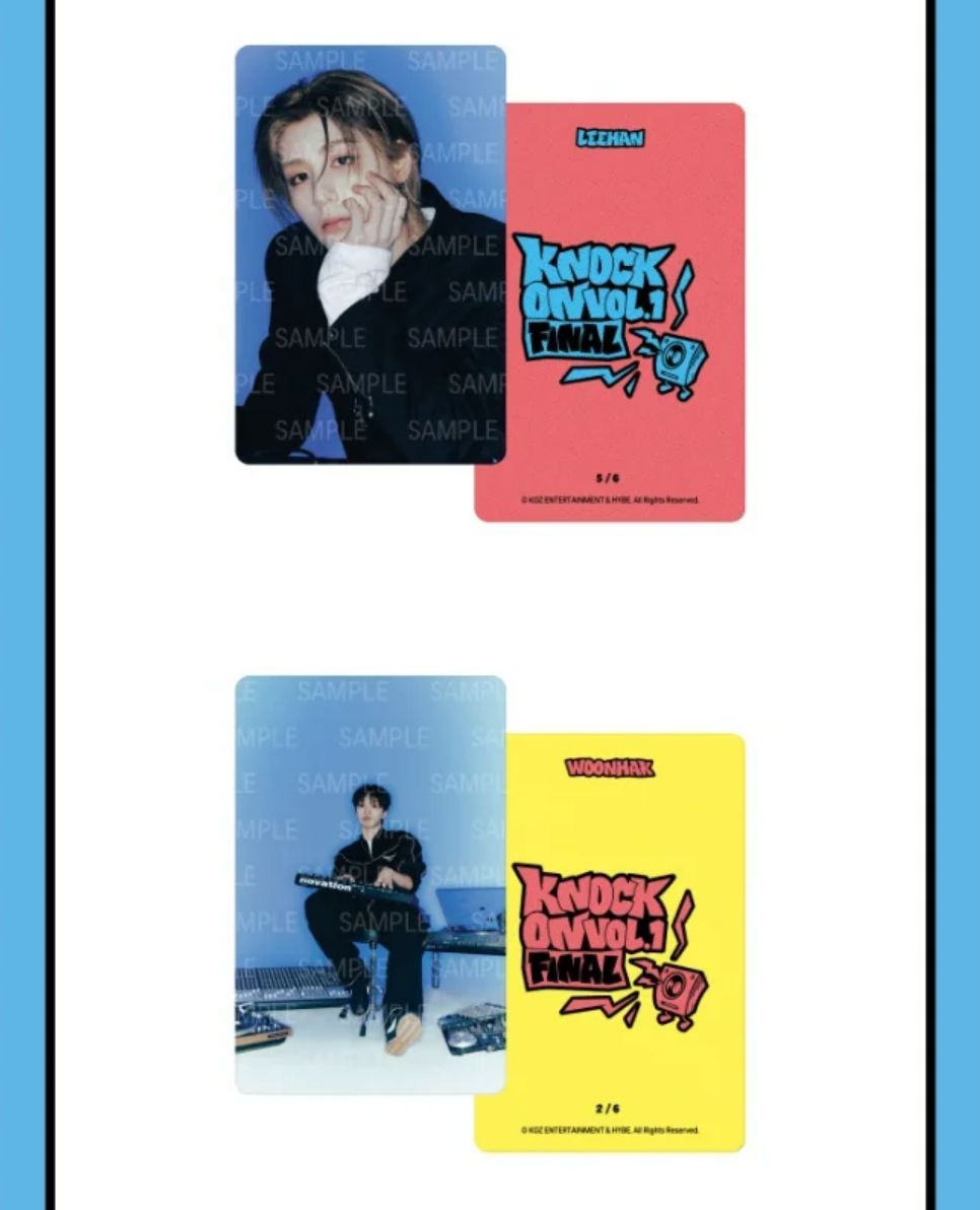 BOYNEXTDOOR - PHOTOCARD (KNOCK ON VOL.1 FINAL OFFICIAL MD) Nolae