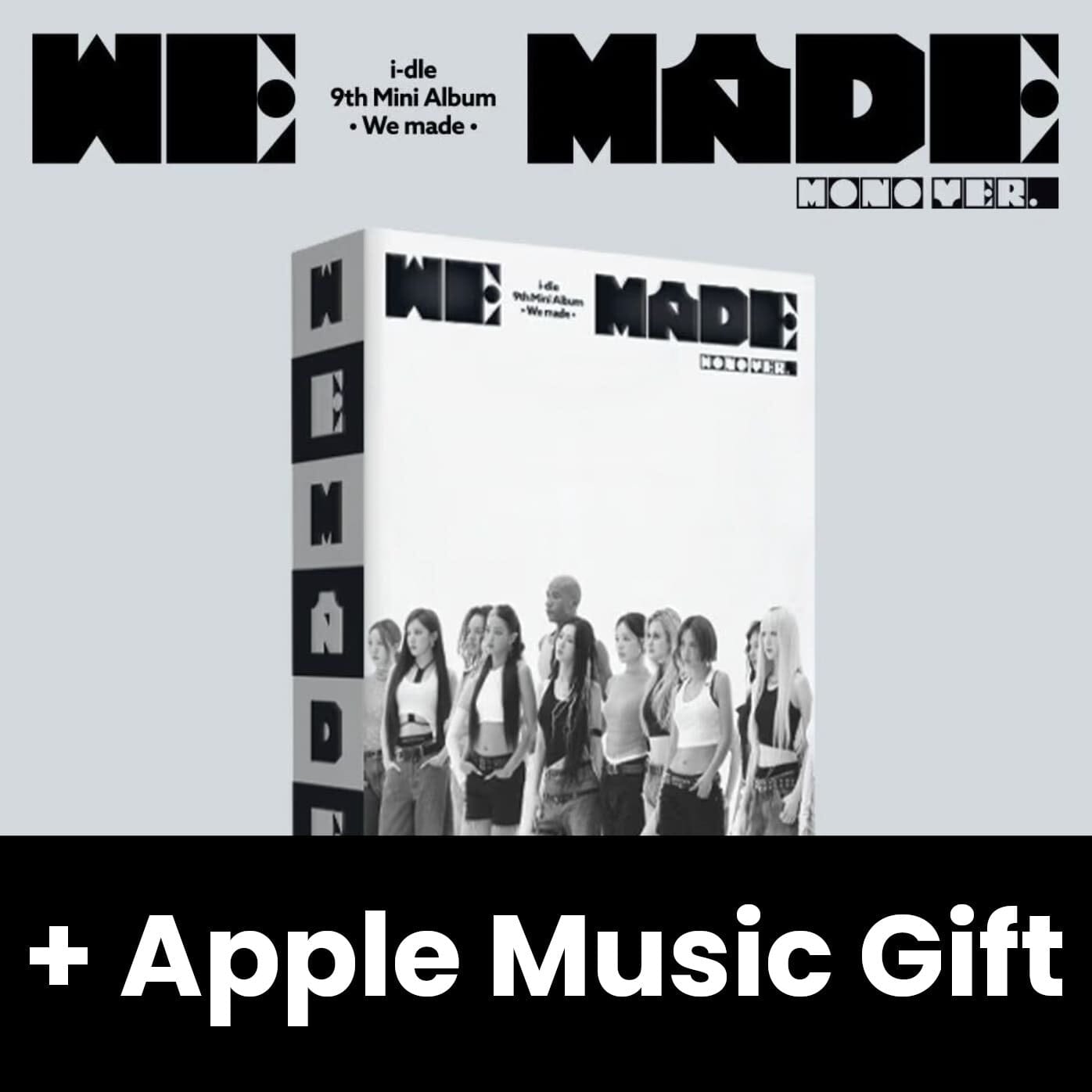i-dle We Made Apple Music カフェ トレカ コンプ I-DLE - WE MADE + Apple Music Gift
