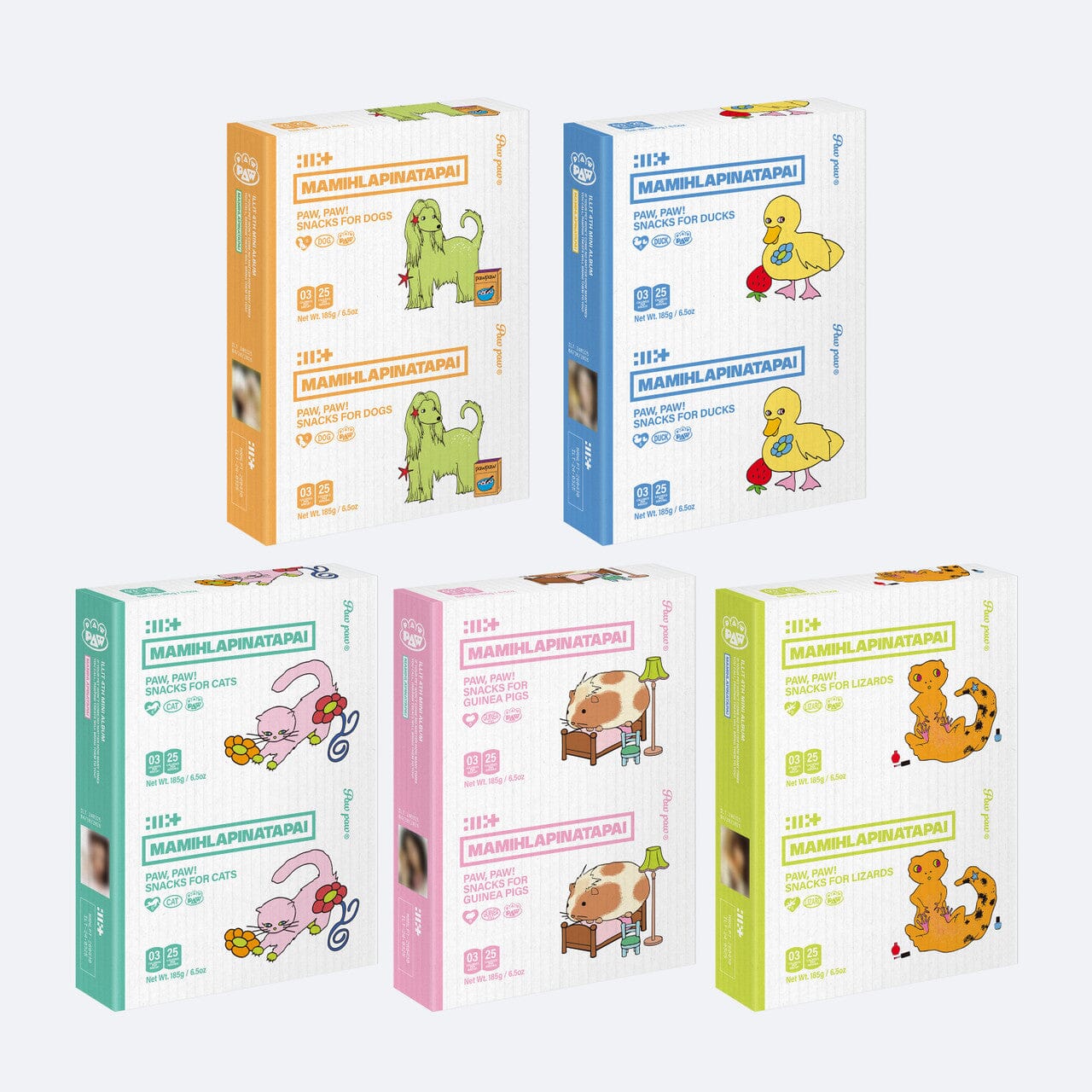 ILLIT PAW PAW アルバム 新品未開封 5形態セット ×10 ILLIT - MAMIHLAPINATAPAI (PAW PAW VER.)