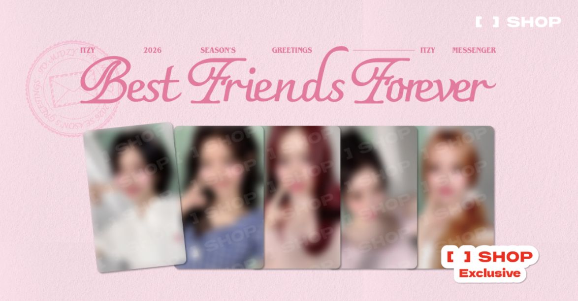 ITZY - 2026 SEASON'S GREETINGS (BEST FRIENDS FOREVER) + FANS SHOP Photocard Set Nolae