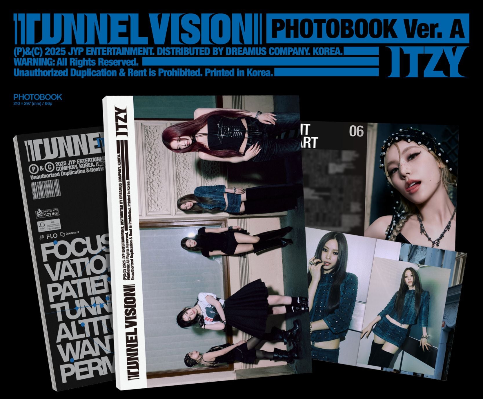ITZY - TUNNEL VISION (PHOTOBOOK VER.) + FANS SHOP Photocard Nolae