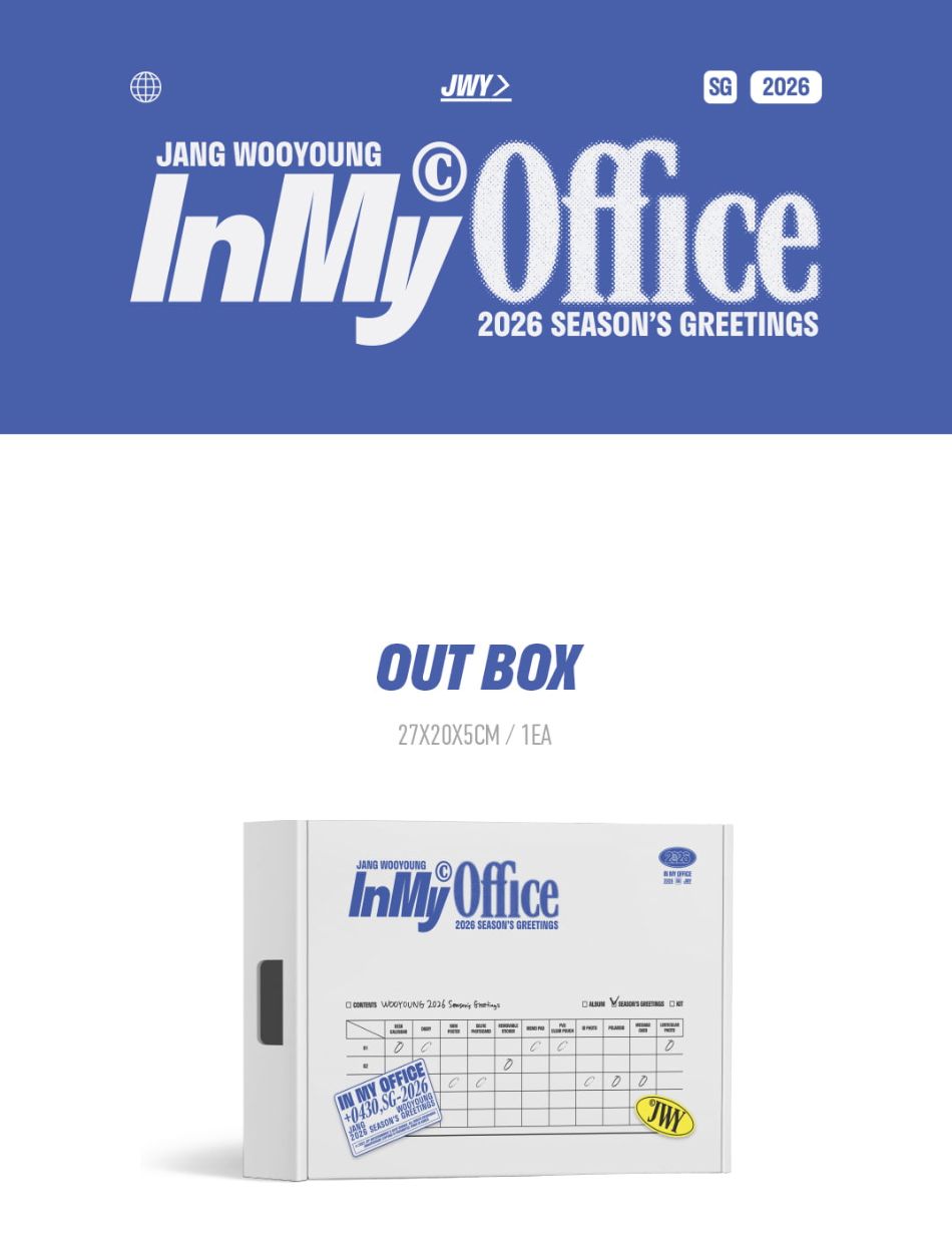 JANG WOOYOUNG (2PM) - 2026 SEASON'S GREETINGS (IN MY OFFICE) Nolae