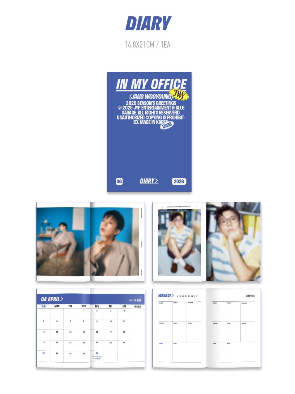 JANG WOOYOUNG (2PM) - 2026 SEASON'S GREETINGS (IN MY OFFICE) + Special Photocard Nolae