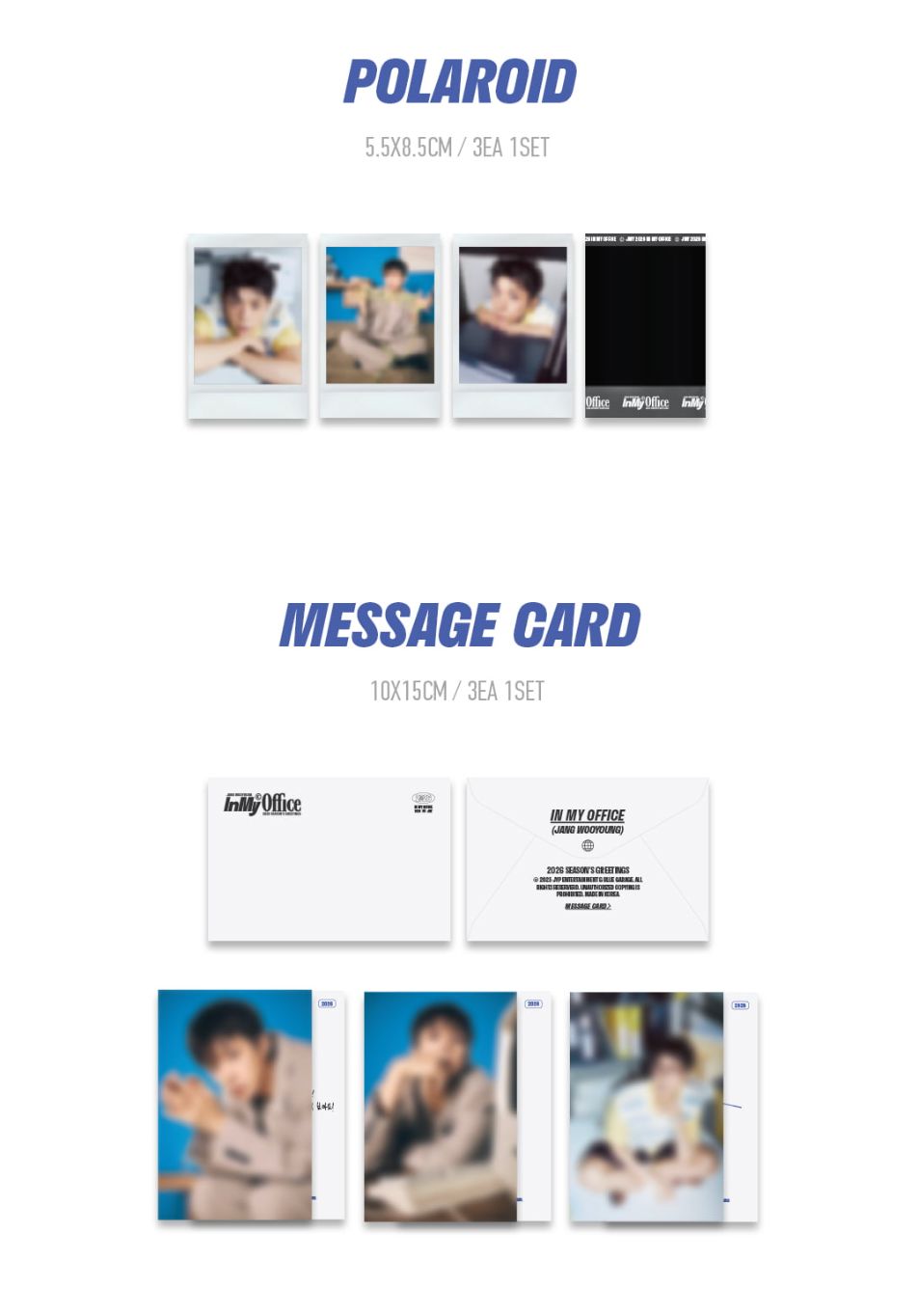 JANG WOOYOUNG (2PM) - 2026 SEASON'S GREETINGS (IN MY OFFICE) + Special Photocard Nolae