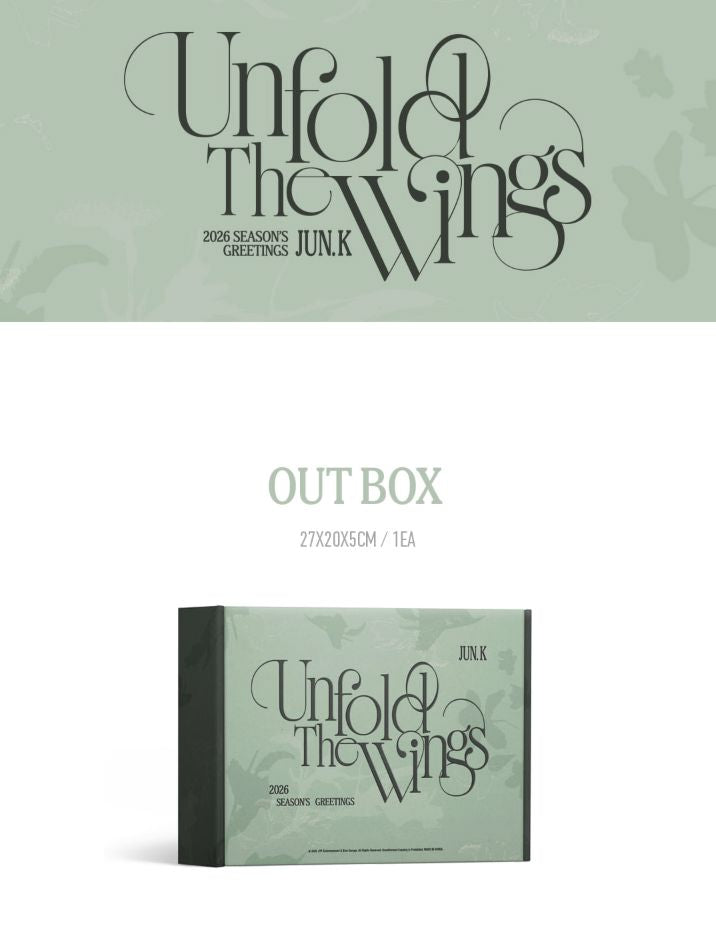 JUN.K (2PM) - 2026 SEASON'S GREETINGS (UNFOLD THE WINGS) Nolae