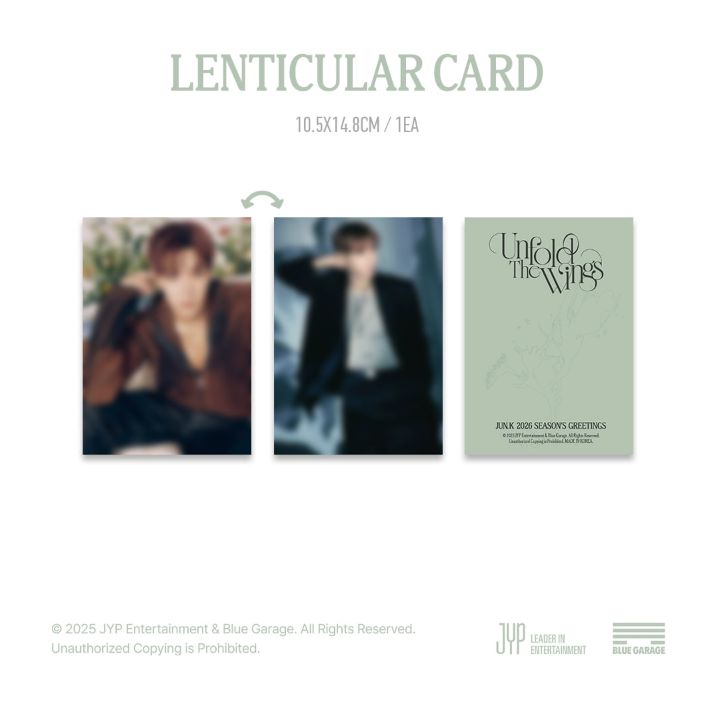 JUN.K (2PM) - 2026 SEASON'S GREETINGS (UNFOLD THE WINGS) + Special Photocard Nolae