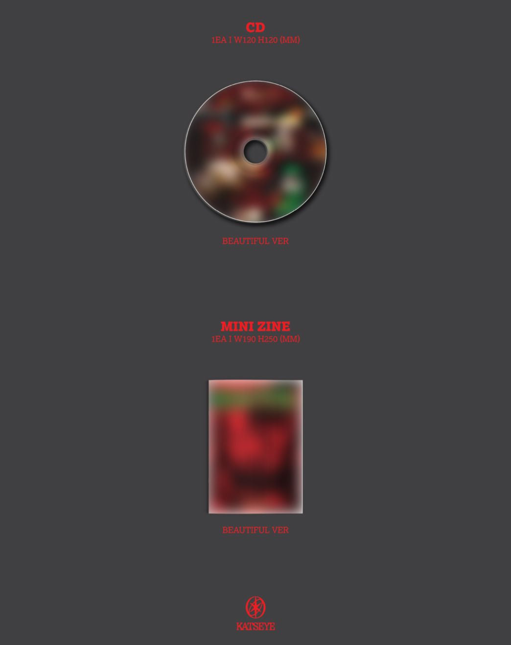 KATSEYE - BEAUTIFUL CHAOS SET + Weverse Gift Nolae