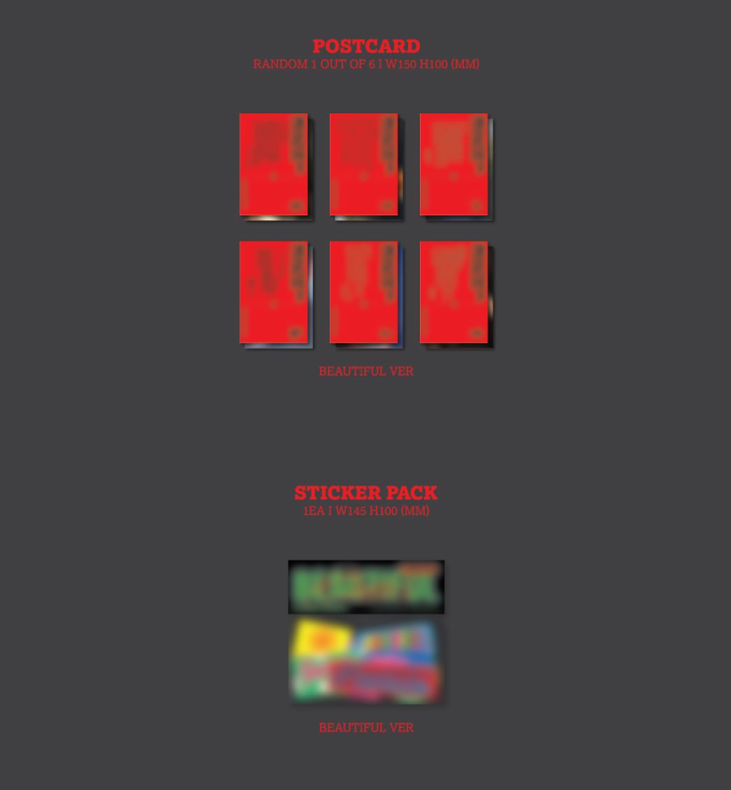 KATSEYE - BEAUTIFUL CHAOS SET + Weverse Gift Nolae
