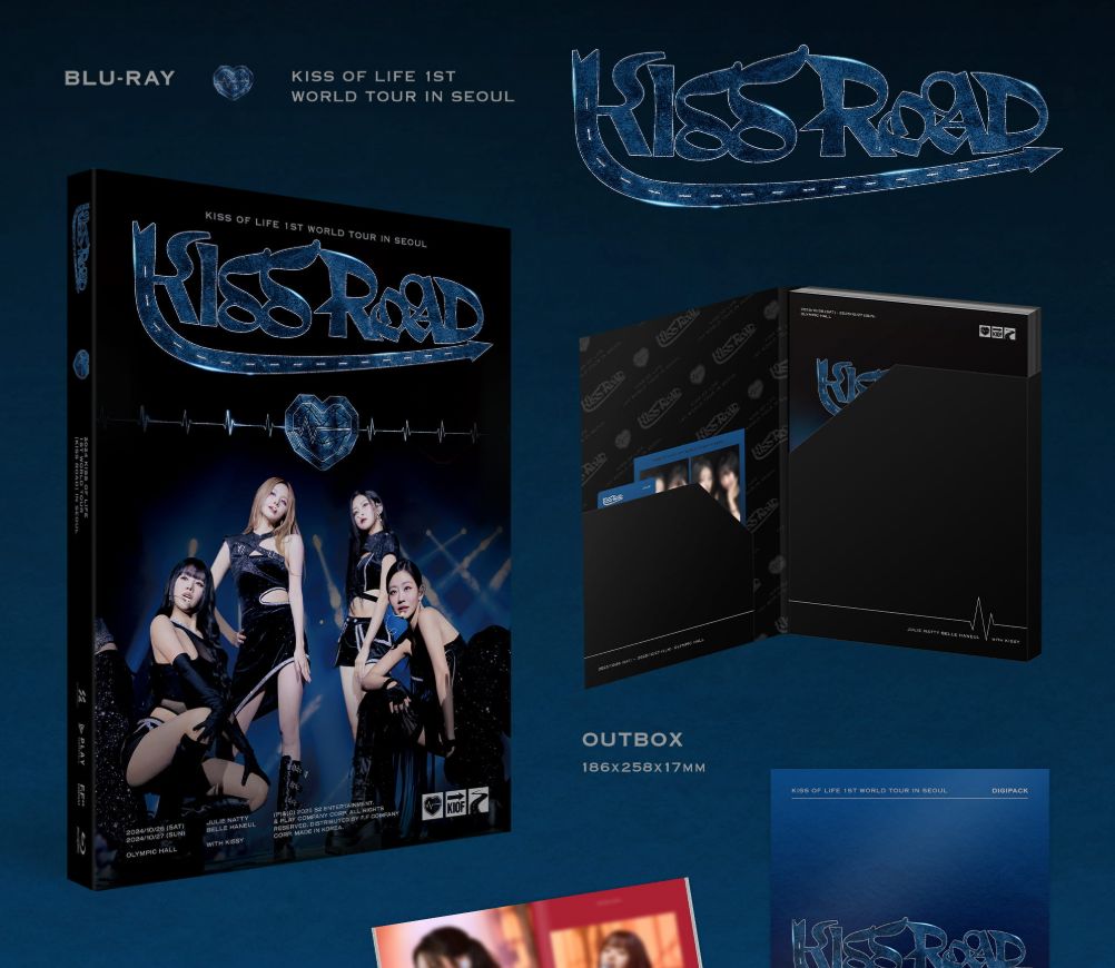 KISS OF LIFE - 1ST WORLD TOUR 'KISS ROAD' IN SEOUL (BLU-RAY) Nolae