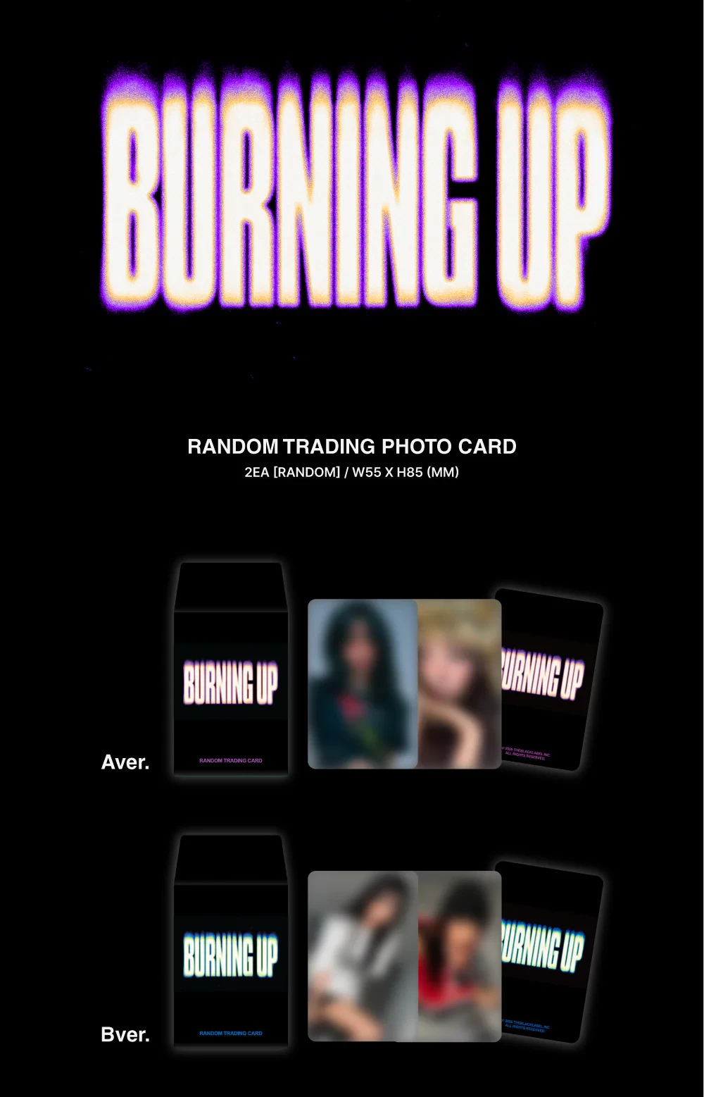 MEOVV - RANDOM TRADING PHOTOCARD (BURNING UP) Nolae
