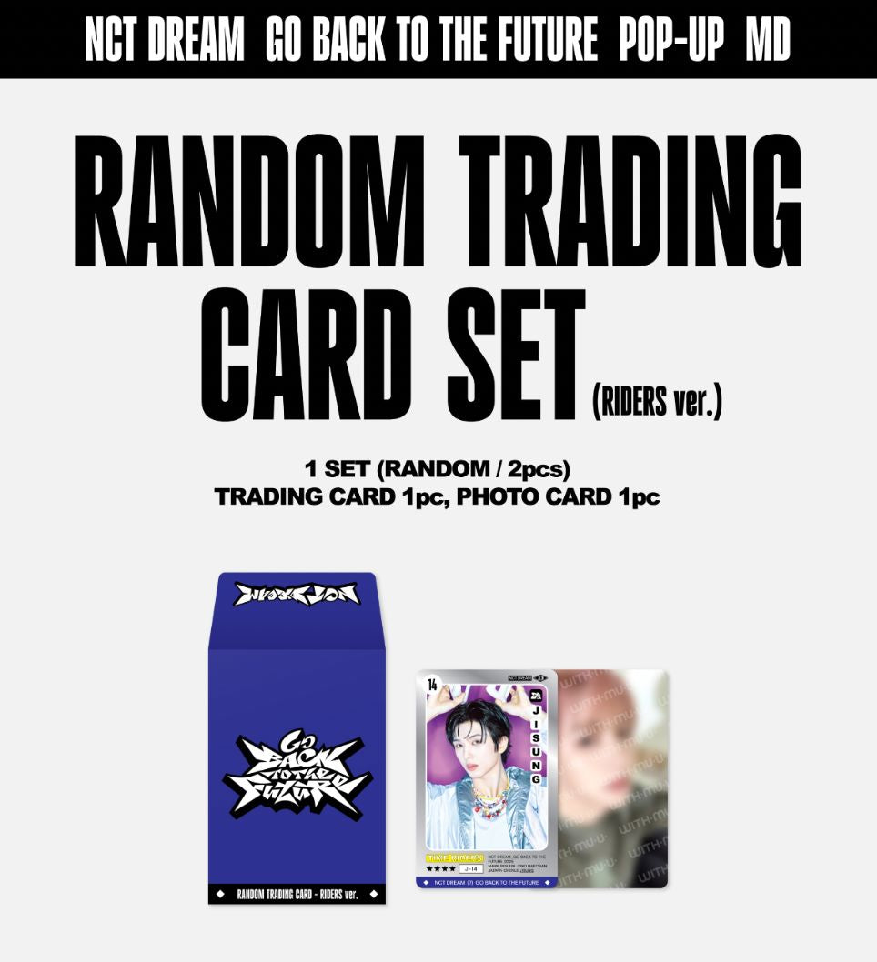 NCT DREAM - RANDOM TRADING CARD SET (GO BACK TO THE FUTURE POP-UP MD) Nolae