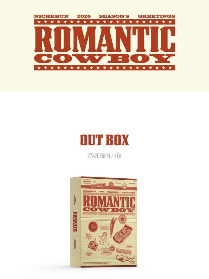 NICHKHUN (2PM) - 2026 SEASON'S GREETINGS (ROMANTIC COWBOY) Nolae