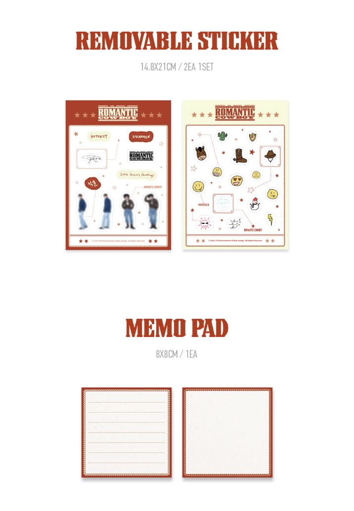 NICHKHUN (2PM) - 2026 SEASON'S GREETINGS (ROMANTIC COWBOY) + Special Photocard Nolae