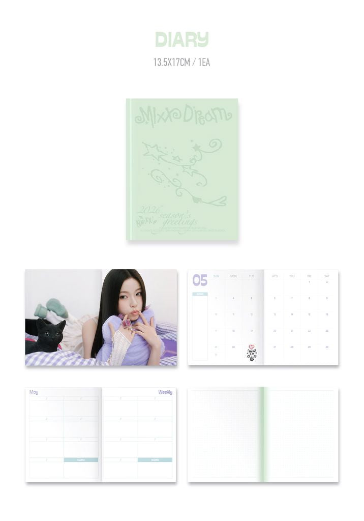 NMIXX - 2026 SEASON'S GREETINGS (MIXX DREAM) + Special Photocard Set Nolae
