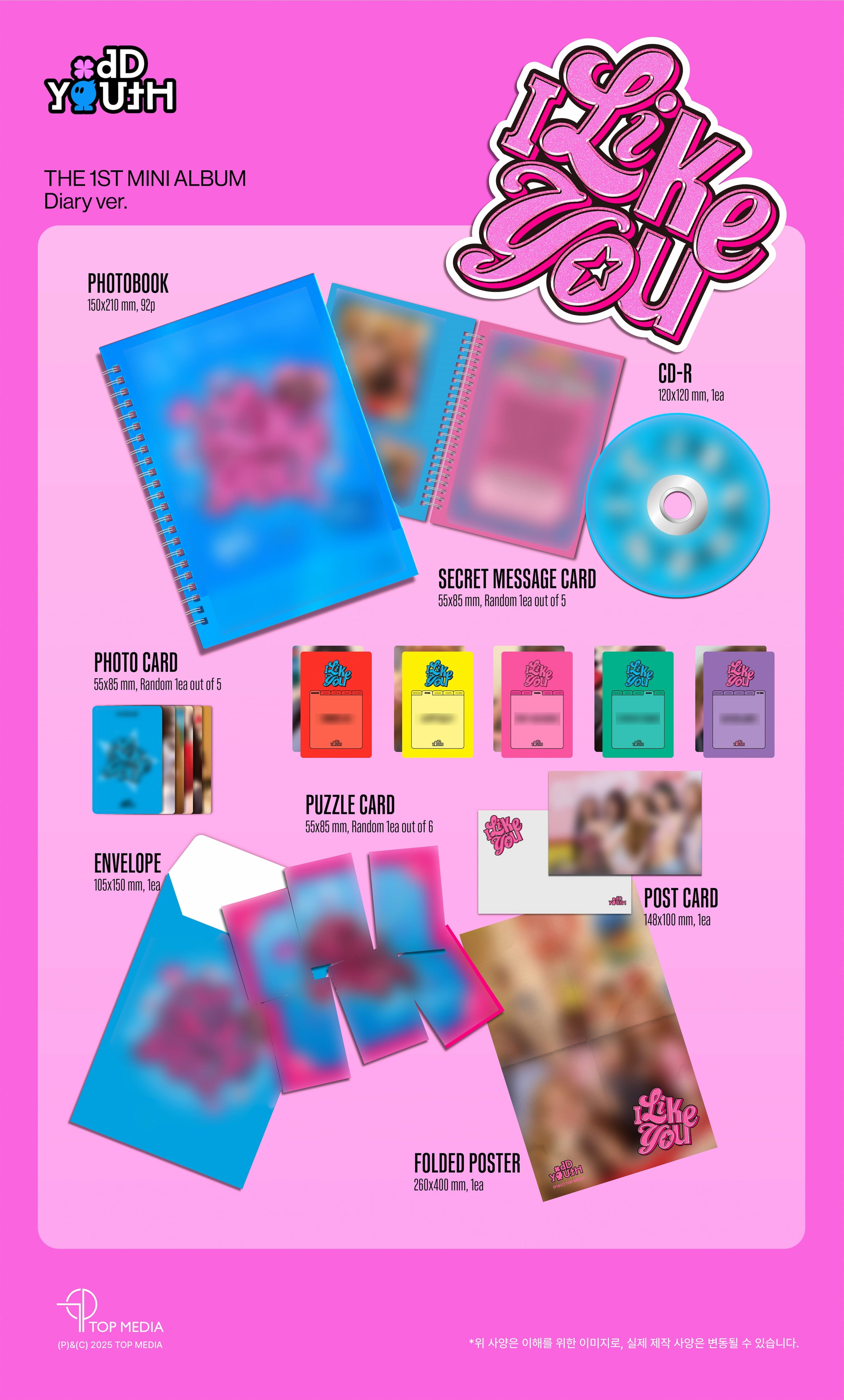 ODD YOUTH - I LIKE YOU (DIARY VER.) Nolae