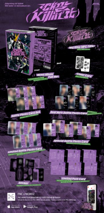 P1HARMONY - KILLIN IT (1ST FULL ALBUM) NEMO ALBUM VER. Nolae