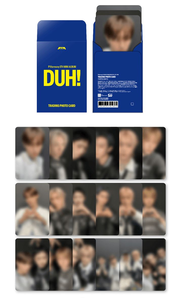 P1HARMONY - TRADING PHOTO CARD (8TH MINI ALBUM 'DUH!' MD) Nolae