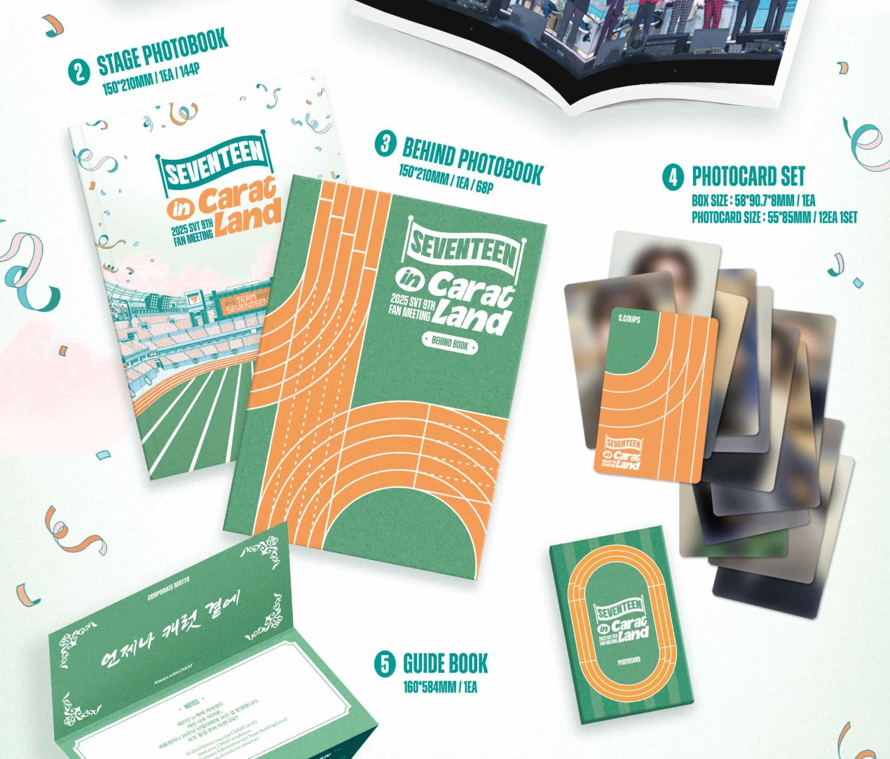 SEVENTEEN - 2025 SVT 9TH FAN MEETING SEVENTEEN IN CARAT LAND (MEMORY BOOK+) Nolae
