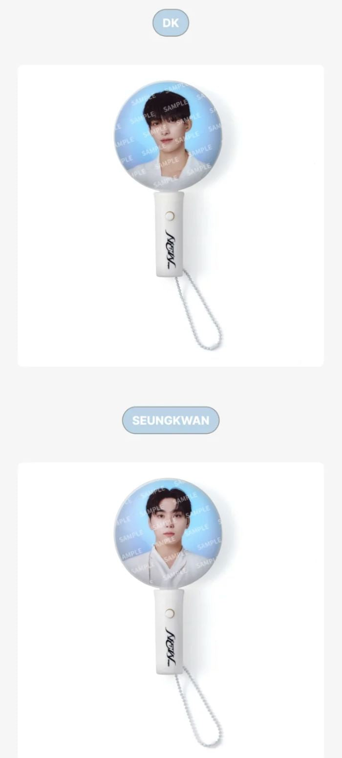SEVENTEEN - MINI PICKET LIGHT KEYRING (NEW_ 2025 WORLD TOUR IN INCHEON OFFICIAL MD) Nolae