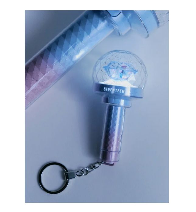 SEVENTEEN - OFFICIAL LIGHT STICK VER.3 10TH ANNIV. KEYRING (NEW_ 2025 WORLD TOUR IN INCHEON OFFICIAL MD) Nolae