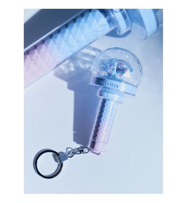 SEVENTEEN - OFFICIAL LIGHT STICK VER.3 10TH ANNIV. KEYRING (NEW_ 2025 WORLD TOUR IN INCHEON OFFICIAL MD) Nolae