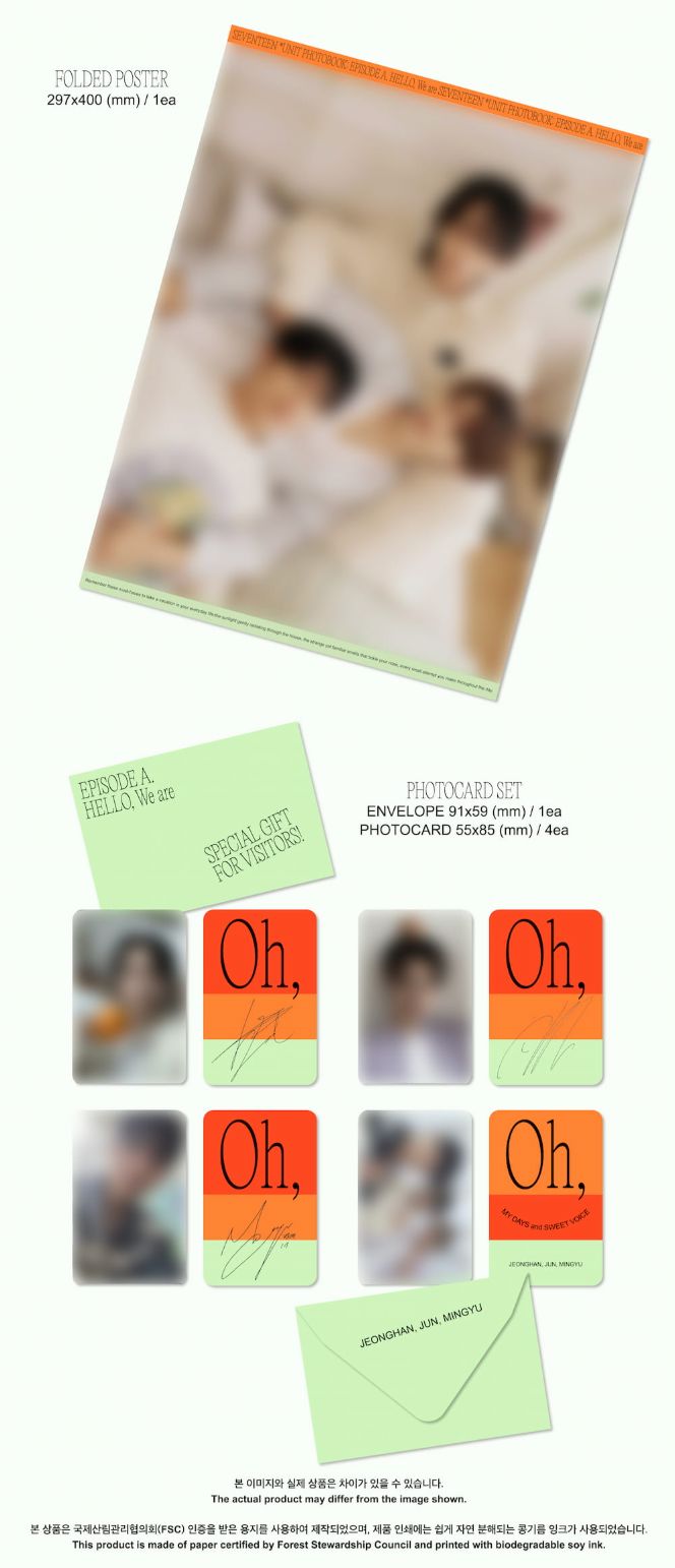 SEVENTEEN - UNIT PHOTOBOOK 'EPISODE A,B' SET + Weverse Gift Nolae