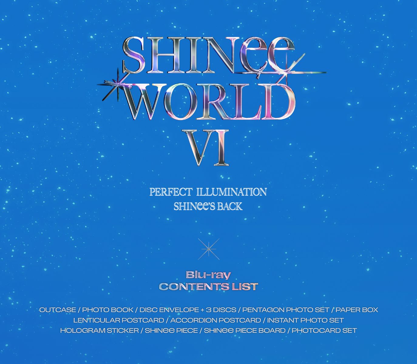 SHINEE - SHINEE WORLD VI : PERFECT ILLUMINATION SHINEE'S BACK (DVD & BLU-RAY) Nolae