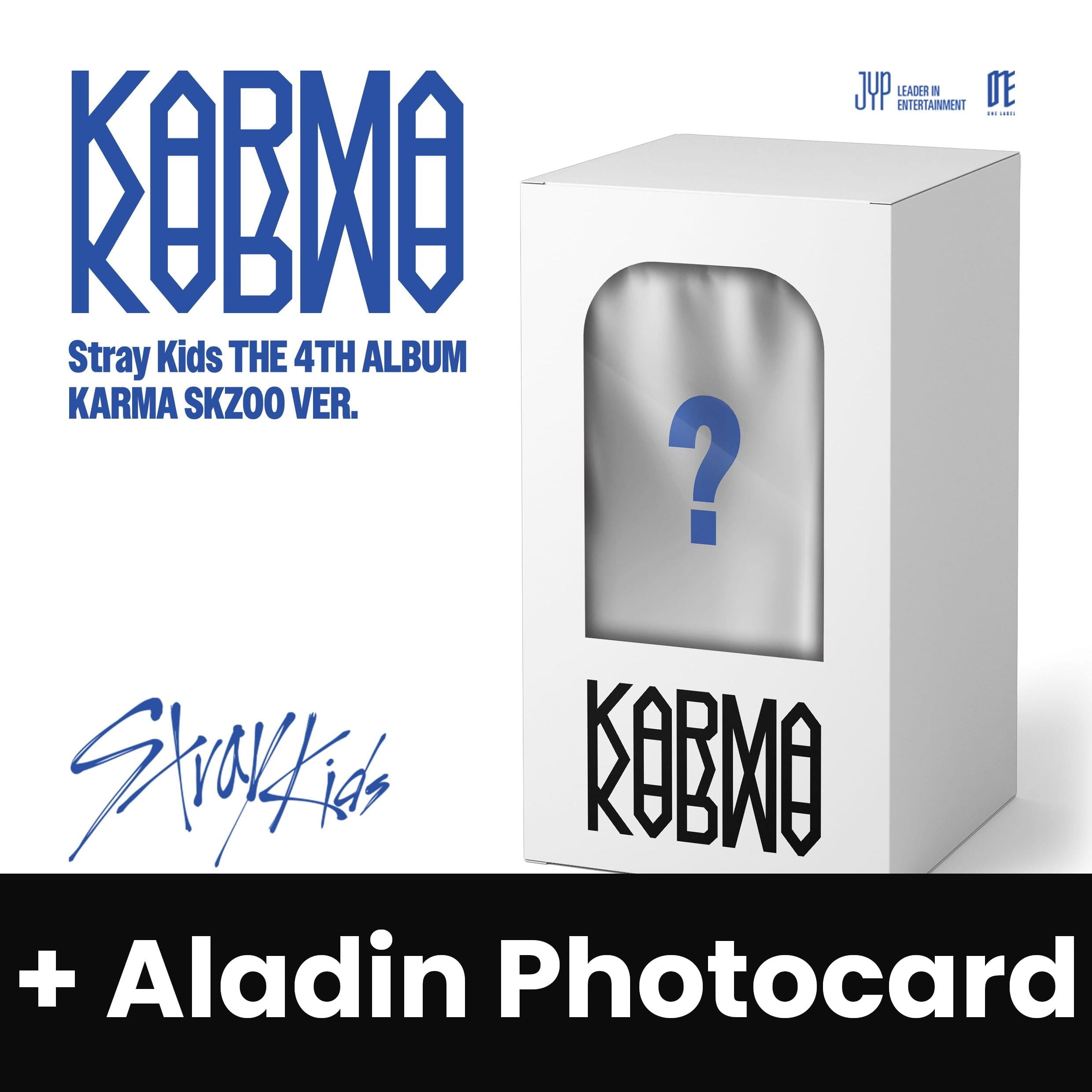 STRAY KIDS - KARMA (SKZOO VER.) + Aladin Photocard Nolae