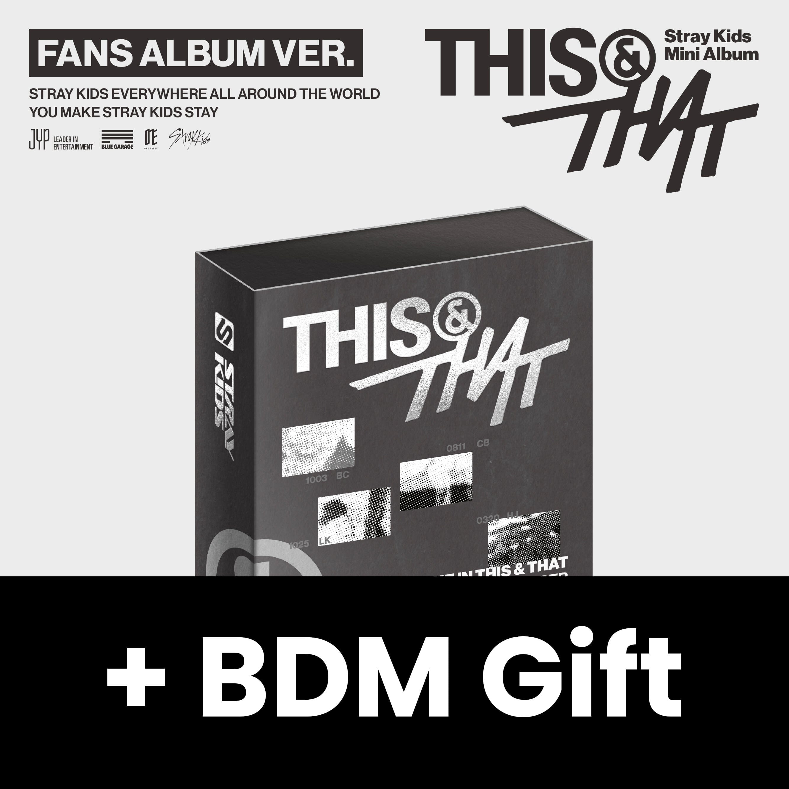 STRAY KIDS - THIS & THAT (FANS ALBUM VER.) + BDM Gift