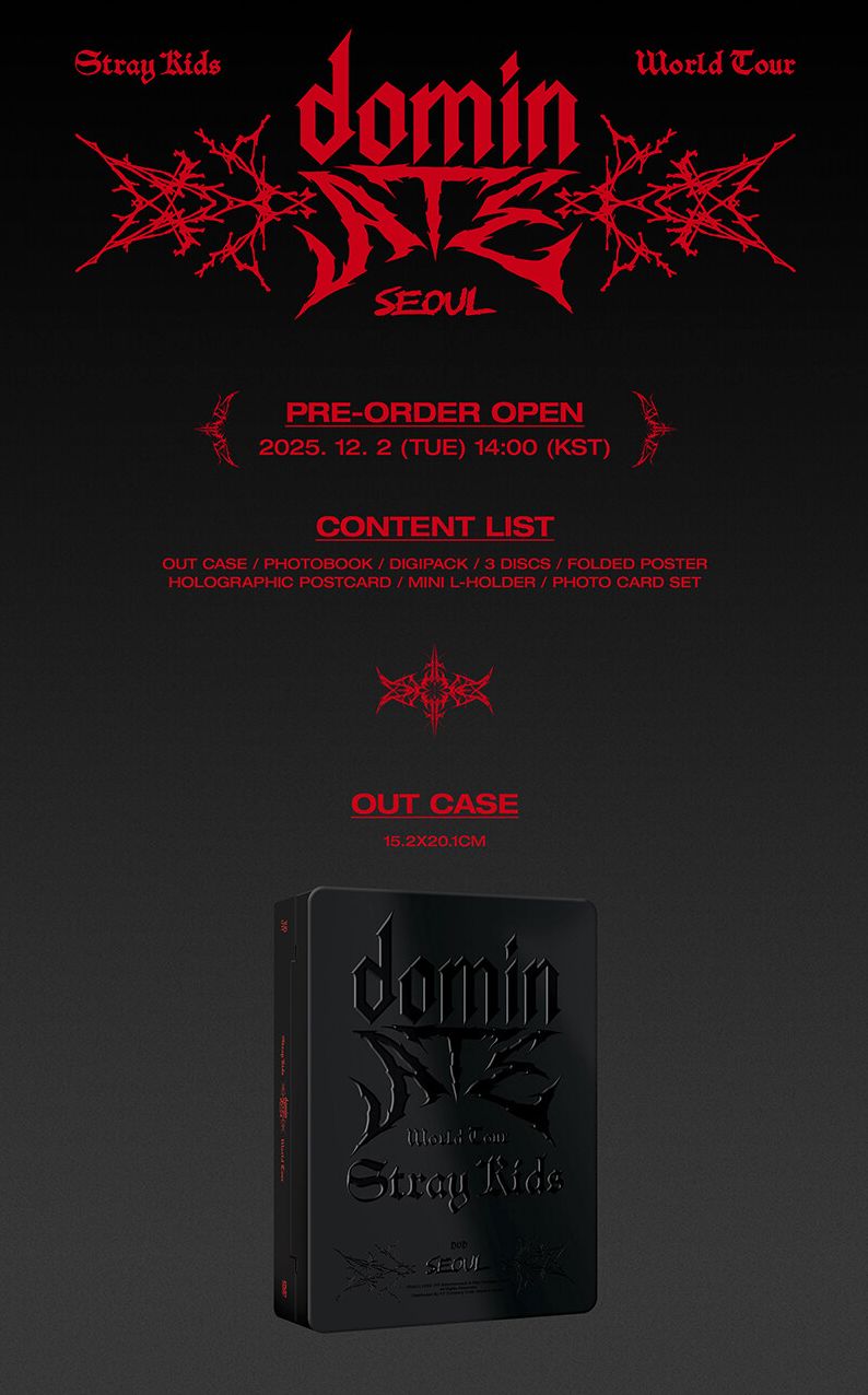 STRAY KIDS - WORLD TOUR 'DOMINATE SEOUL' (DVD & BLU-RAY) Nolae