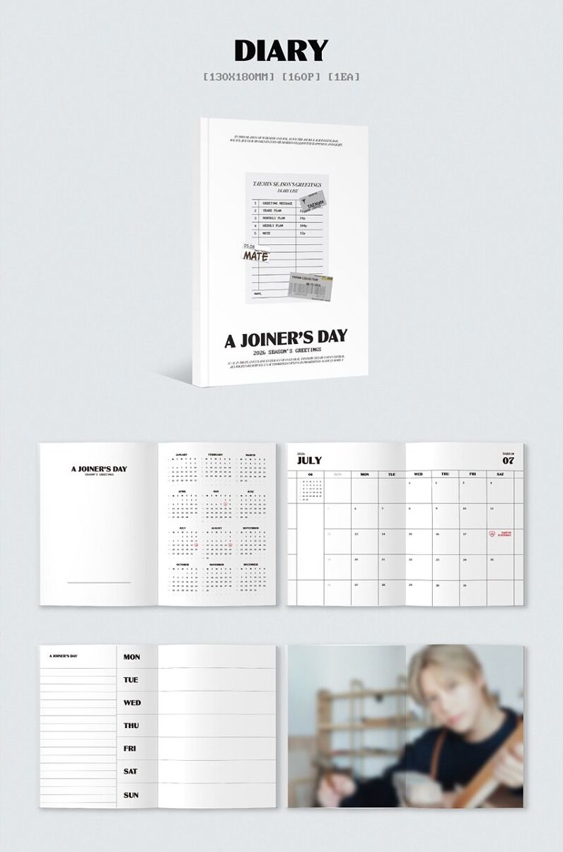 TAEMIN (SHINEE) - 2026 SEASON'S GREETINGS (A JOINER’S DAY) Nolae