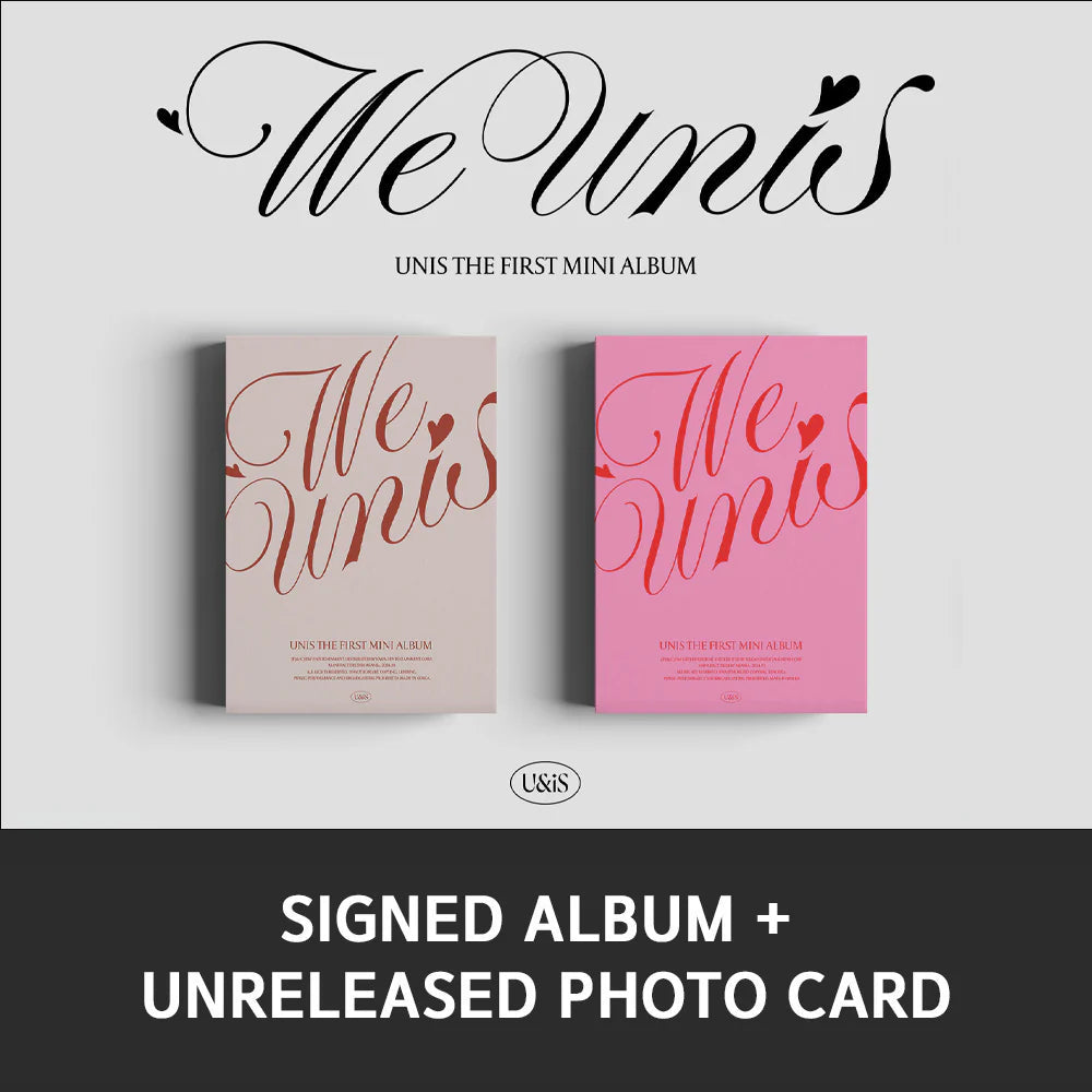 UNIS - WE UNIS (THE 1ST MINI ALBUM) PHOTOBOOK VER. SIGNED