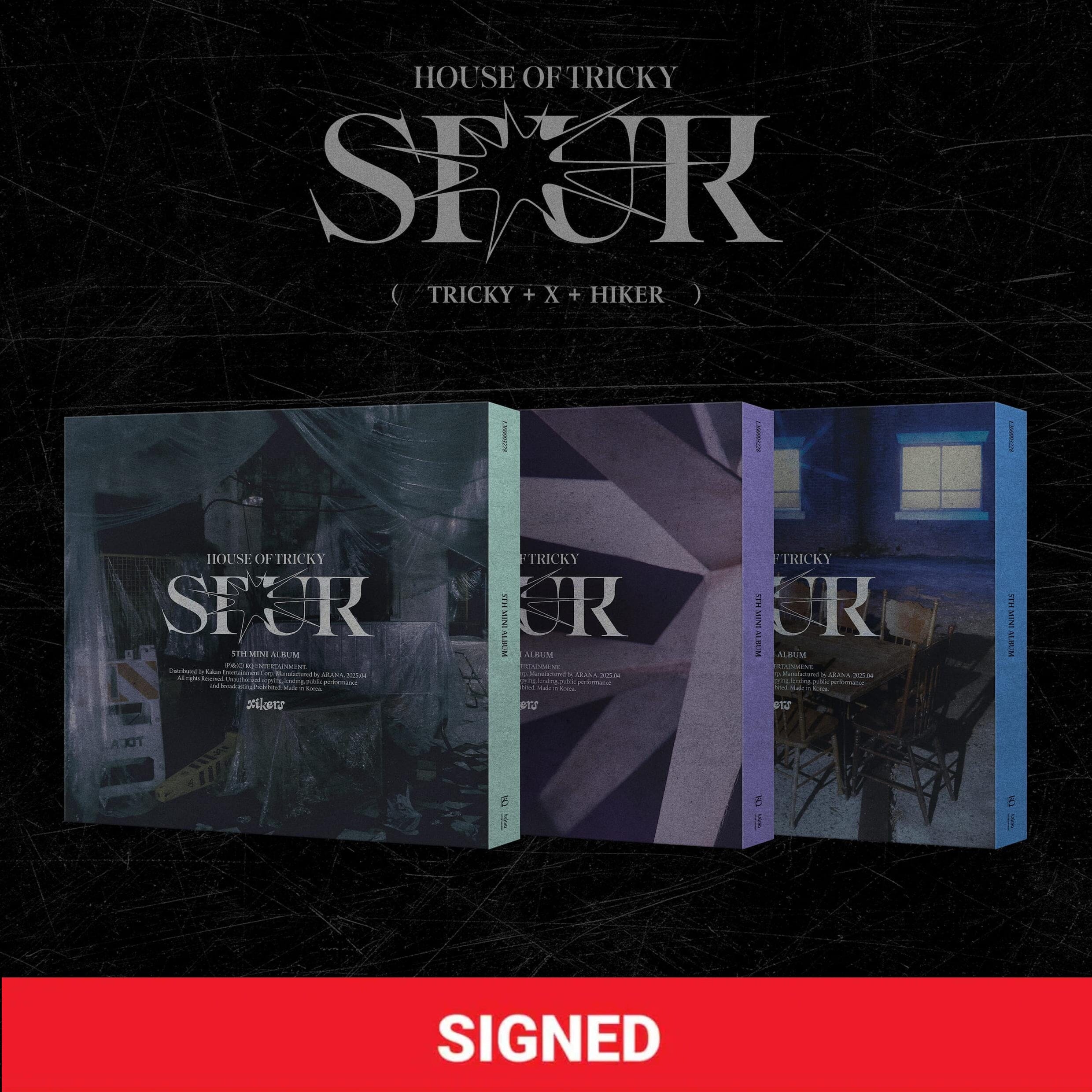 XIKERS - HOUSE OF TRICKY : SPUR (SIGNED) Nolae