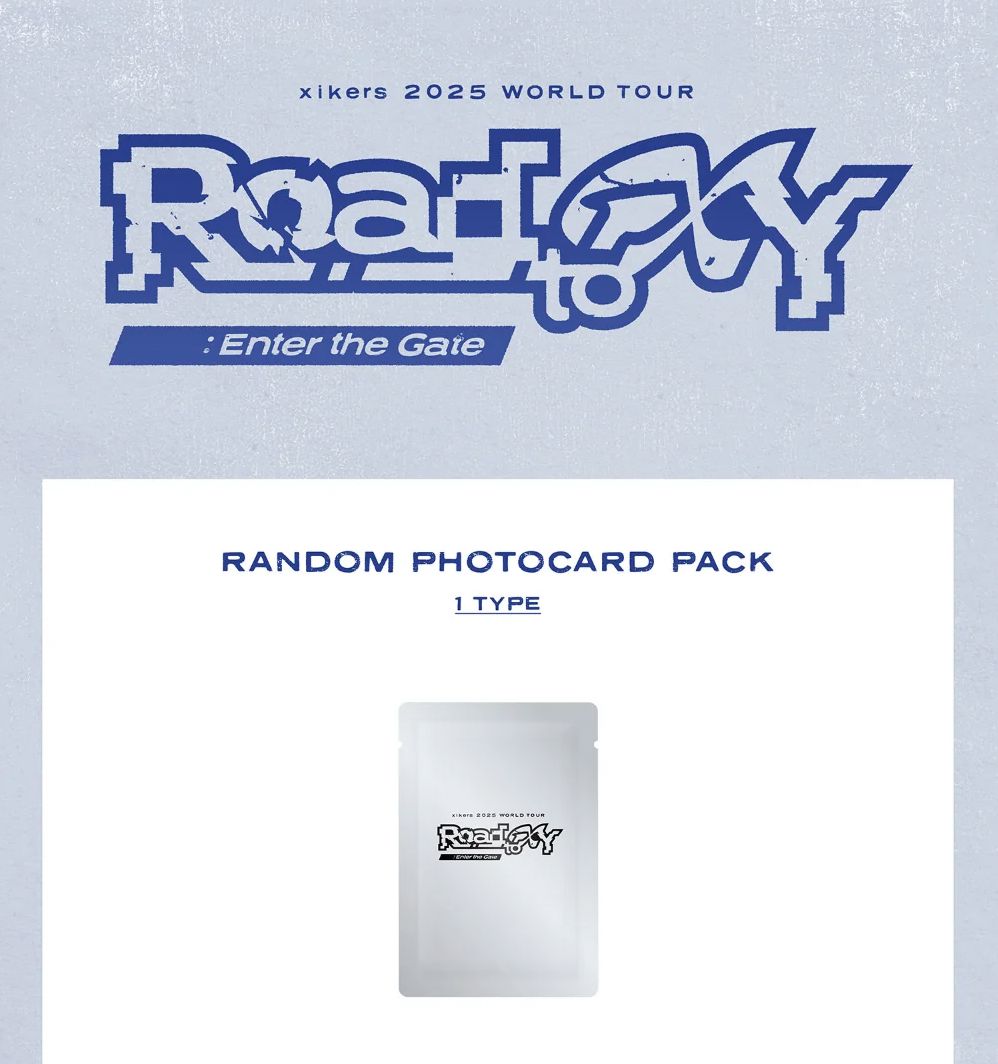 XIKERS - RANDOM PHOTOCARD PACK (2025 WORLD TOUR 'ROAD TO XY : ENTER THE GATE') Nolae