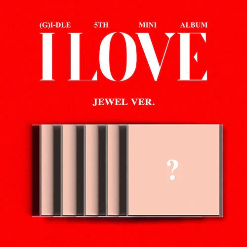 i-dle アルバムJewel ver CD 新品未開封 35枚 G)I-DLE - I LOVE 5TH MINI ALBUM (JEWEL VER.)