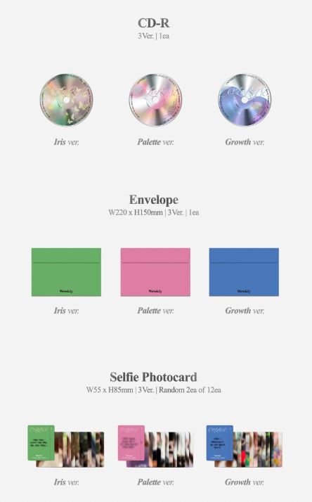 WEEEKLY - COLORISE (5TH MINI ALBUM) Nolae Kpop