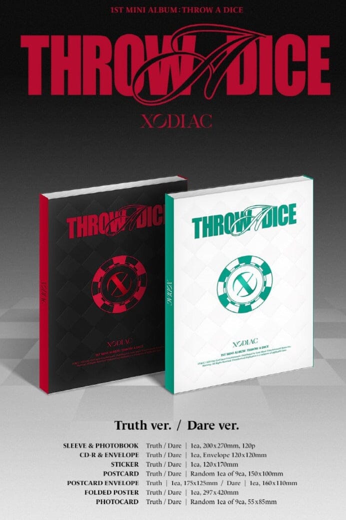 XODIAC - THROW A DICE (1ST MINI ALBUM)