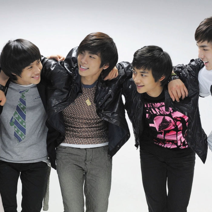 Das ist SHINee! Onew, Jonghyun, Minho, Key und Taemin!