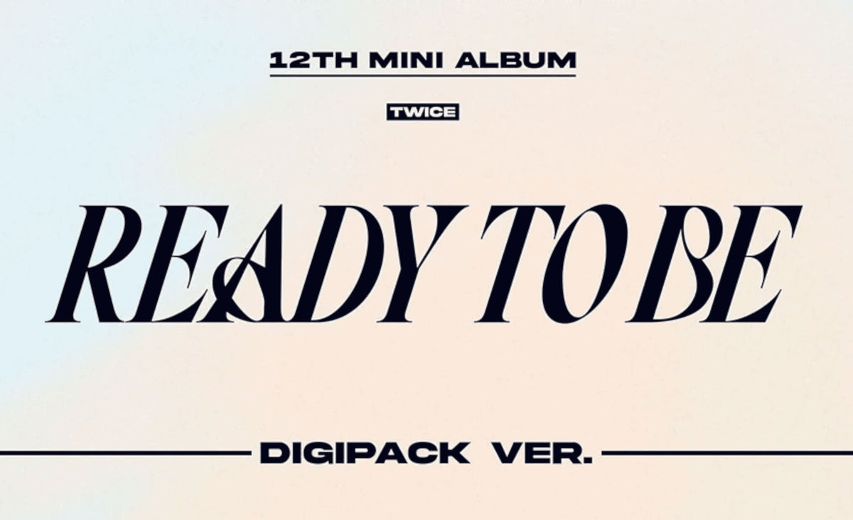 TWICE - [READY TO BE] (12th Mini Album DIGIPACK MOMO Version) –