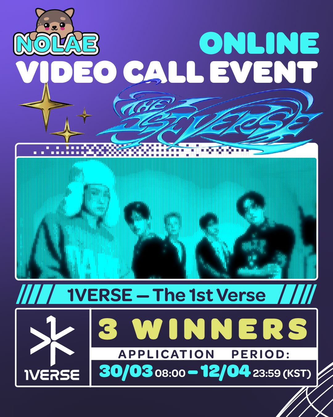 1VERSE - THE 1ST VERSE (OFFICIAL NOLAE FANCALL) + NOLAE PHOTOCARD Nolae