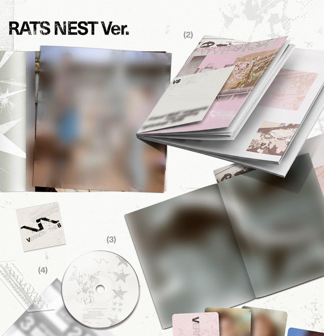 V8 (SEVENTEEN) - V8 (STANDARD VER.) SET + FAN PARTY Weverse Gift