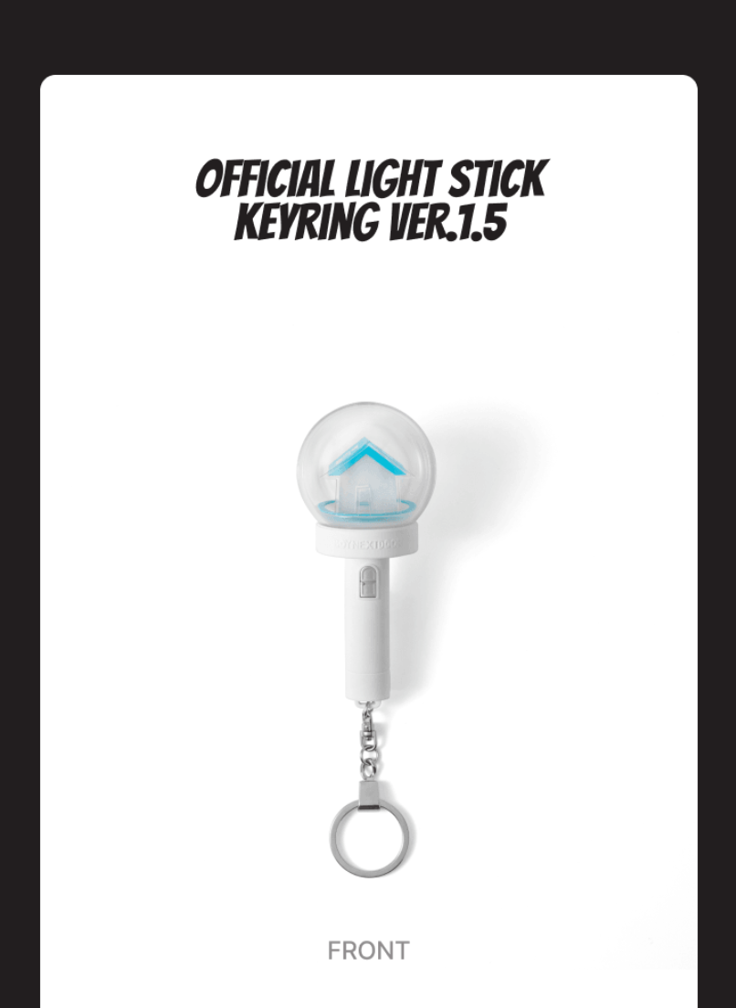 BOYNEXTDOOR - OFFICIAL LIGHT STICK KEYRING VER.1.5